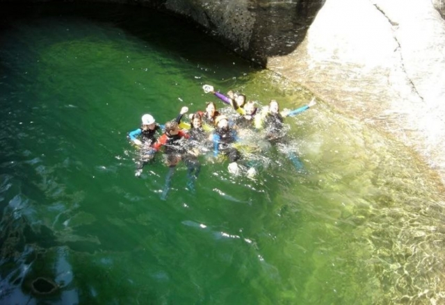 Canyoning with friends